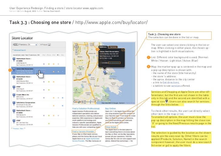Apple store locator in process