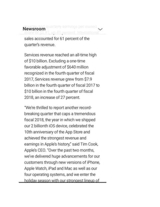 Apple strategic analysis
