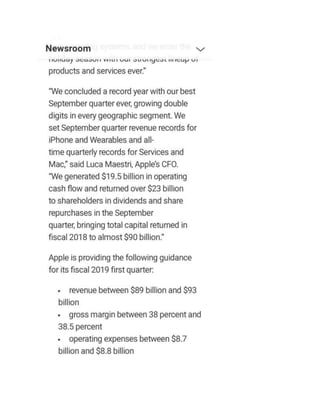 Apple strategic analysis