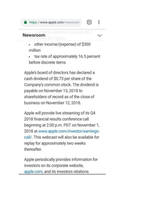 Apple strategic analysis