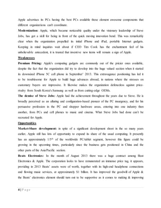 Apple strategy | DOCX