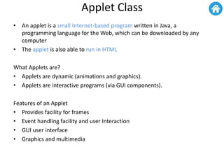 java Applet Introduction | PPT