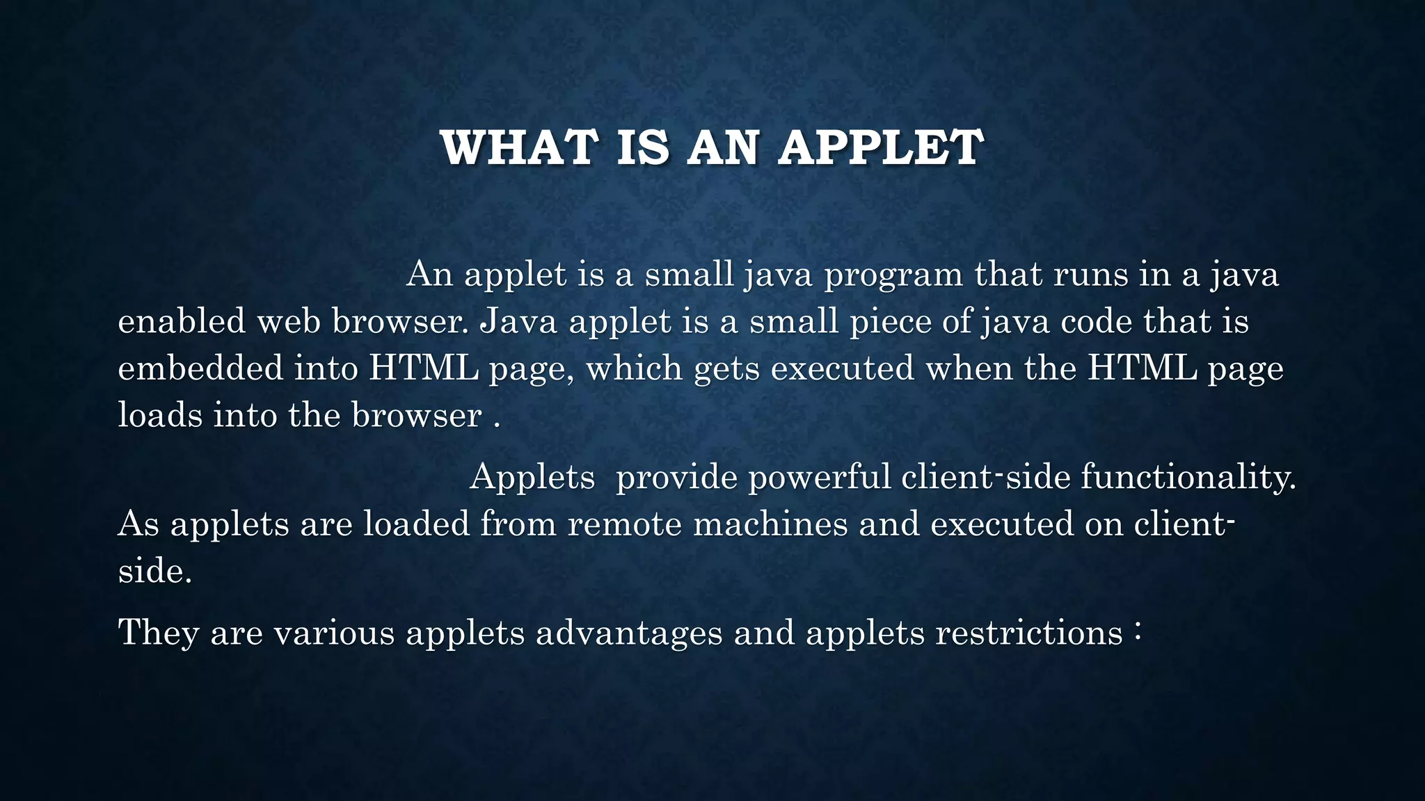 APPLET.pptx
