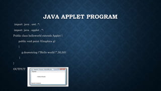APPLET.pptx