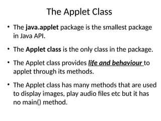 MSBTE Computer Engineering Java applet.pptx
