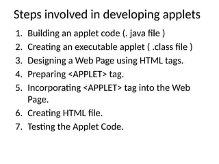 MSBTE Computer Engineering Java applet.pptx