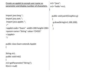 Comprehensive Guide to Java Applet Development and Lifecycle | PPTX