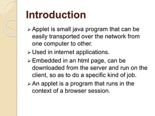 Applet (1) | PPT