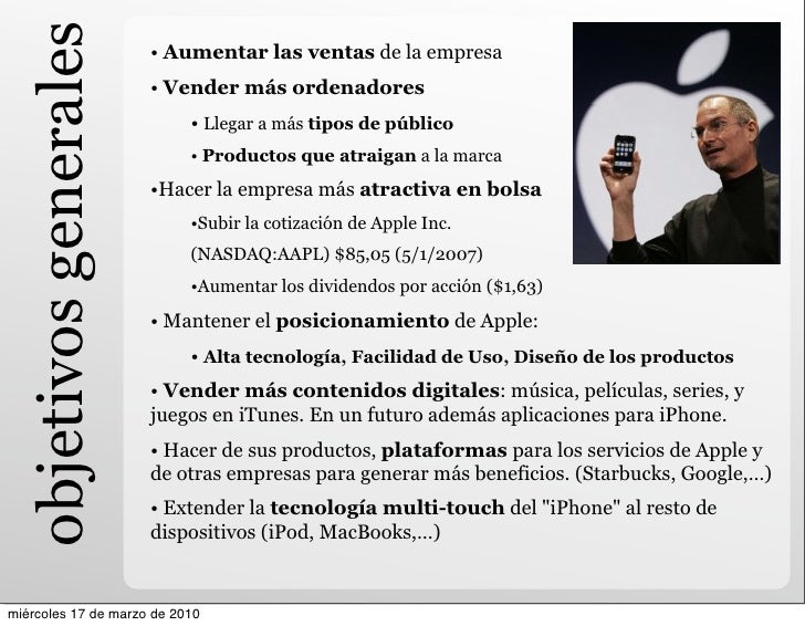 Cual Es El Objetivo De Apple
