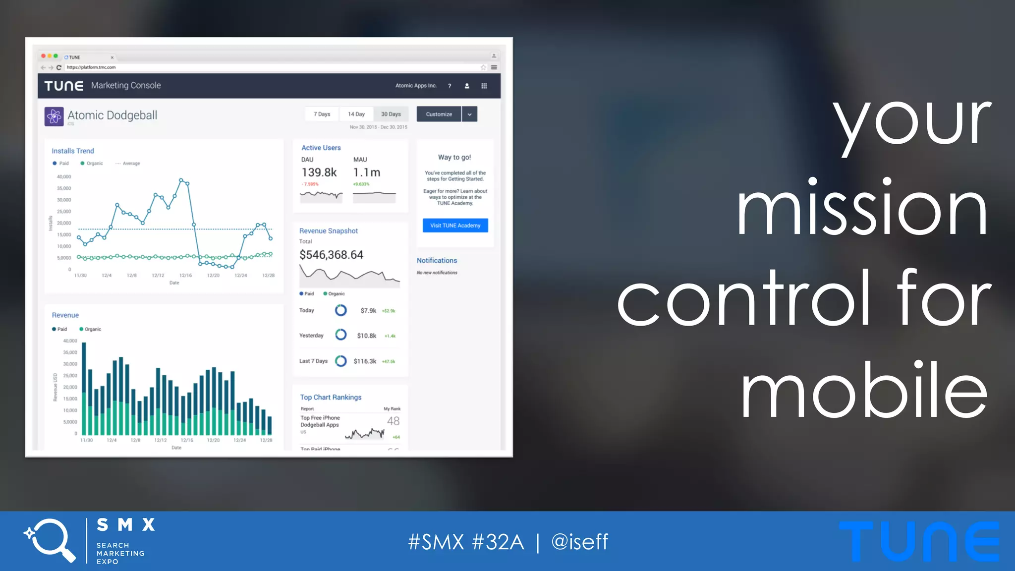 #SMX #32A | @iseff
your
mission
control for
mobile