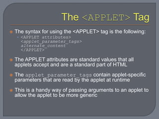 Applet life cycle | PPTX