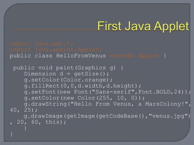 Applet life cycle | PPTX