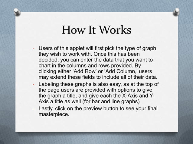 Applet Analysis: Data Grapher | PPTX | Technology & Computing