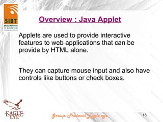 Applets | PPT