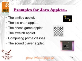 Applets | PPT
