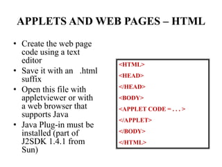Applets | PDF