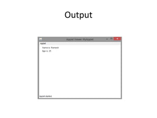Java Applets | PPT