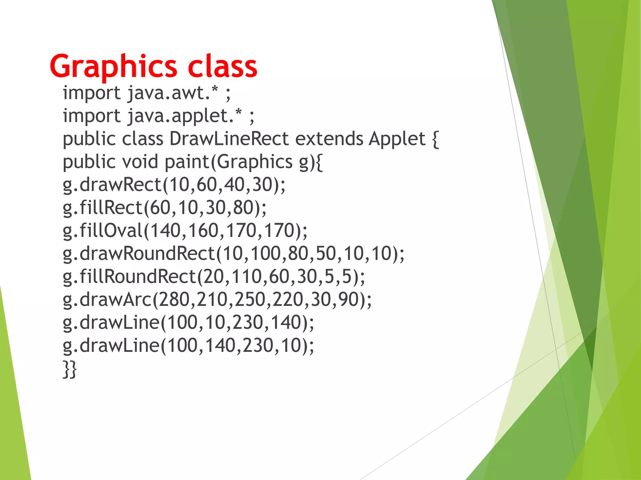 Applets in java | PPT