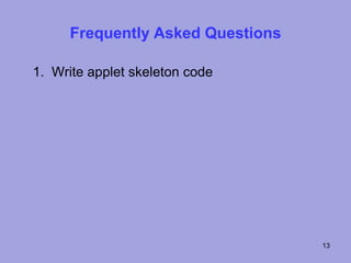 Applet skelton58 | PPT