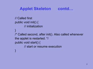 Applet skelton58 | PPT