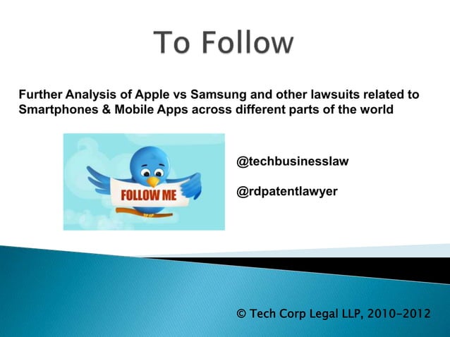 Apple Vs Samsung: Patent War | PPT