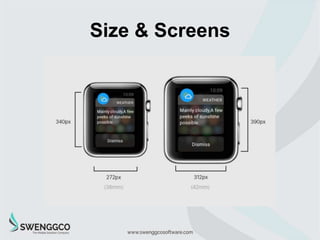 Sensors
• Gyroscope
• Measures angular velocity
• Determine orientation of device
• Accelerometer
• Measures non-gravitati...