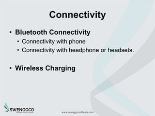 Input Buttons and Gestures
• Buttons
• Digital crown
• Conversation button
• Gestures
• Vertical scrolling
• Horizontal sw...