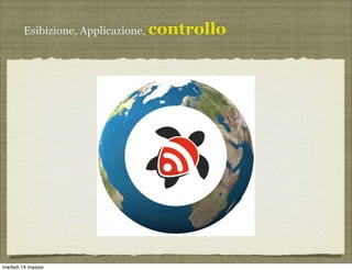 Esibizione, Applicazione, controllo
martedì 14 maggio
 