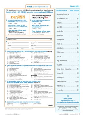 Appliance design 2009 02
