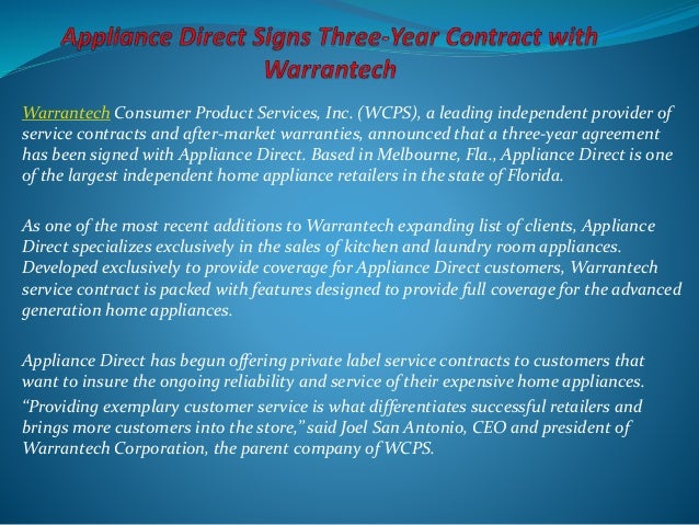 appliance direct signs three
