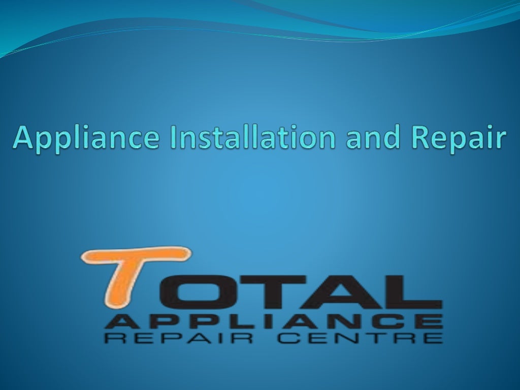 Appliance installation and repair sydney