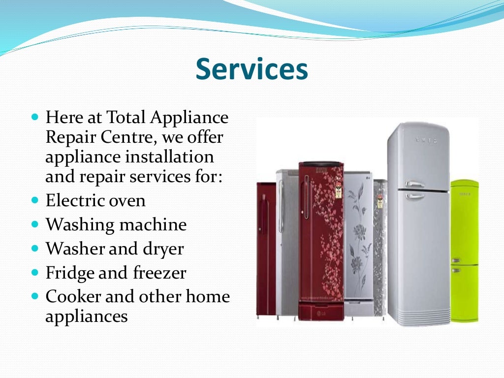 Appliance installation and repair sydney