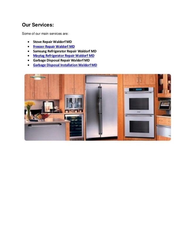 Appliance Repair Services The Best You Can Have