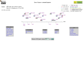 Restriction enzyme mapping programs