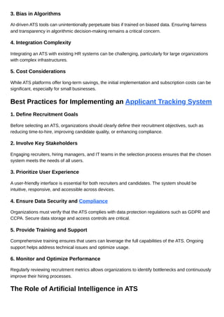 Applicant Tracking System (ATS).pdf for employers | PDF