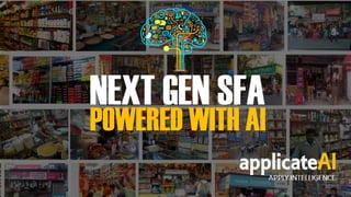 THE SALES-TECH COMPANY
WORKING @ ai = FUTURE OF SALES
POWERED WITH AI
NEXT GEN SFA
 