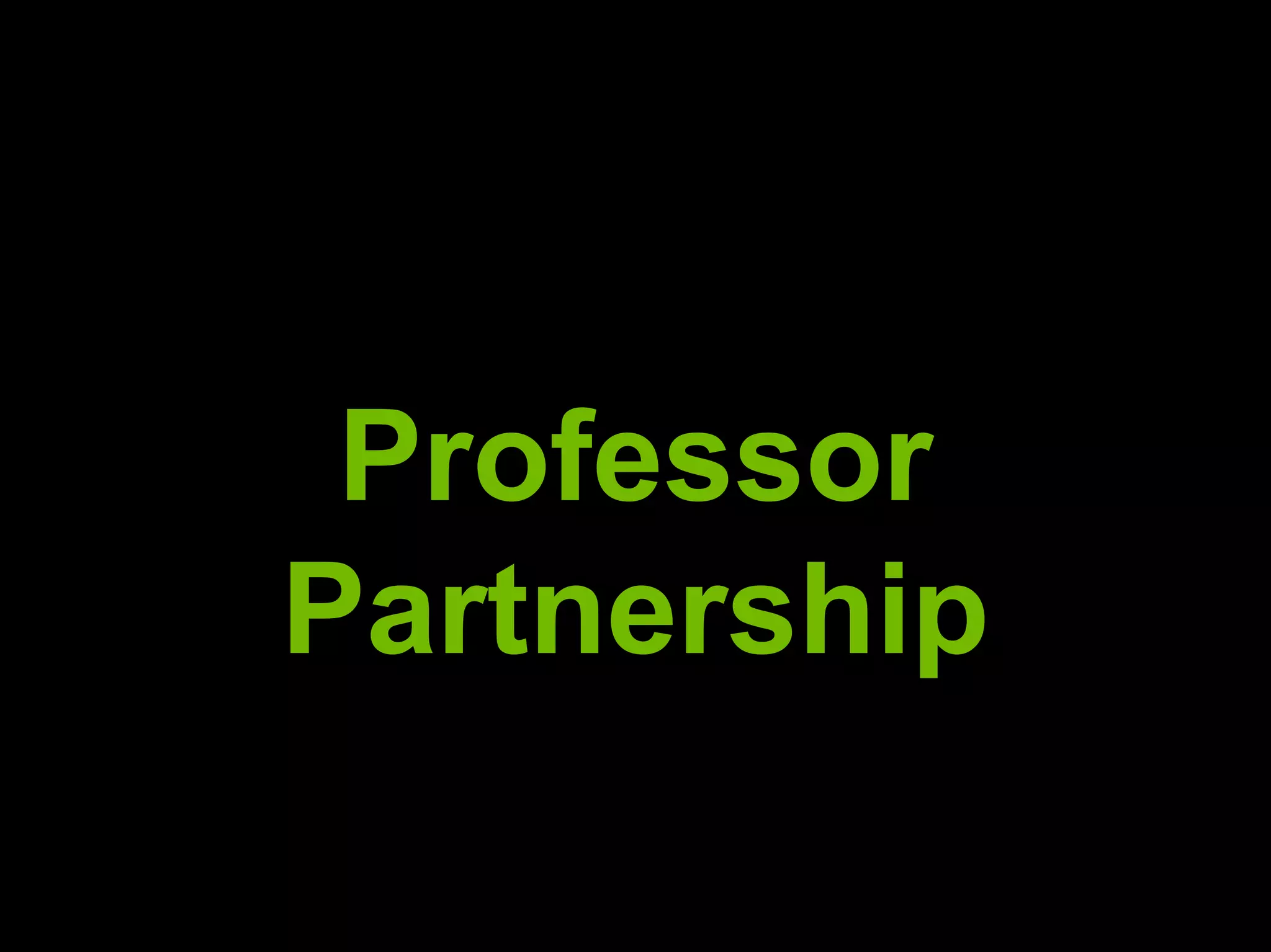 Professor Partnership 