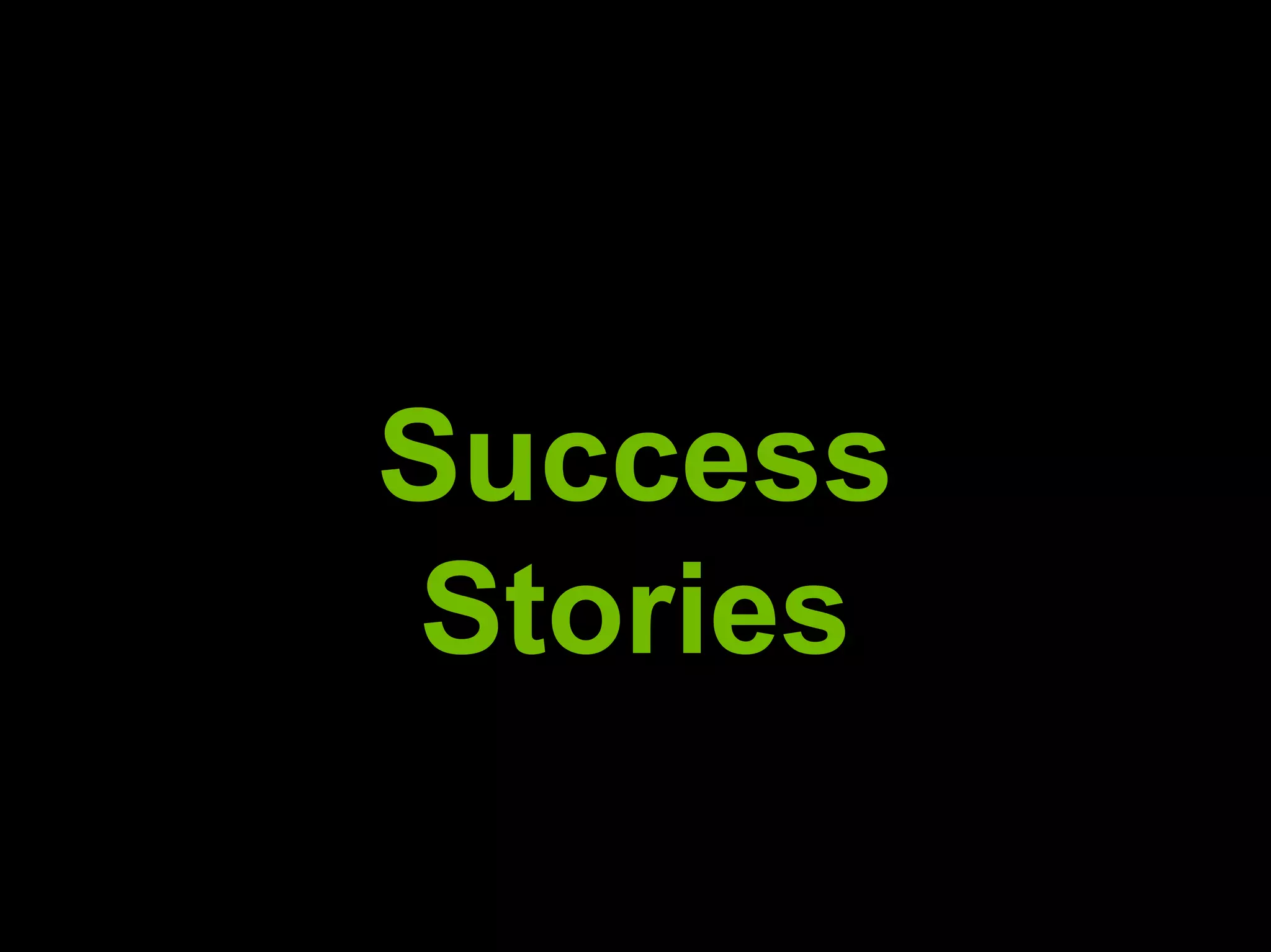Success Stories 
