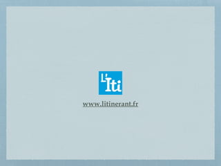 www.litinerant.fr
 