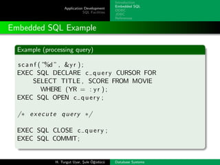 Database Systems - Application Development | PDF