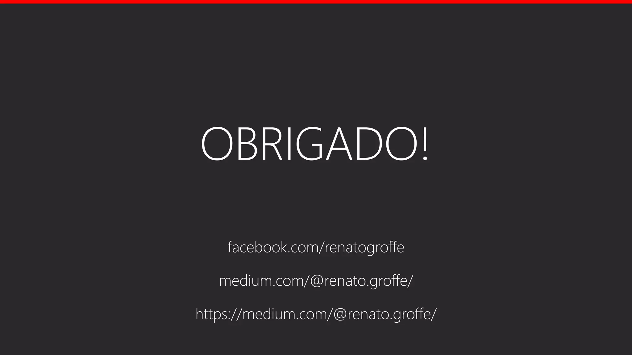 facebook.com/renatogroffe
medium.com/@renato.groffe/
https://medium.com/@renato.groffe/
 