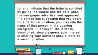 Application letter | PPTX