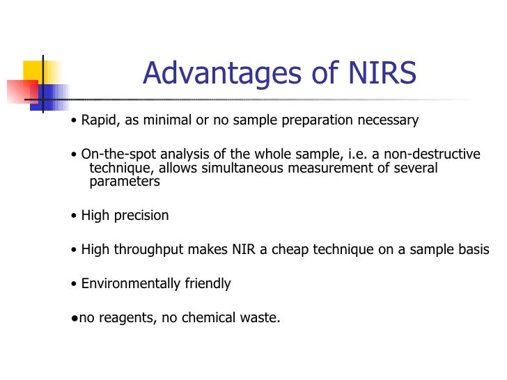 application of nirs in feed industry nirs