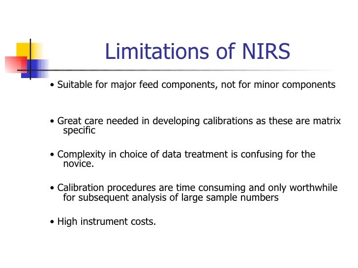 application of nirs in feed industry nirs