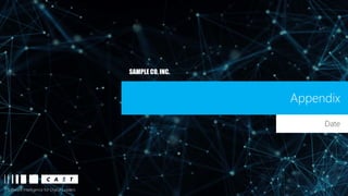 SAMPLE CO, INC.
Appendix
Software Intelligence for Digital Leaders
Date
 