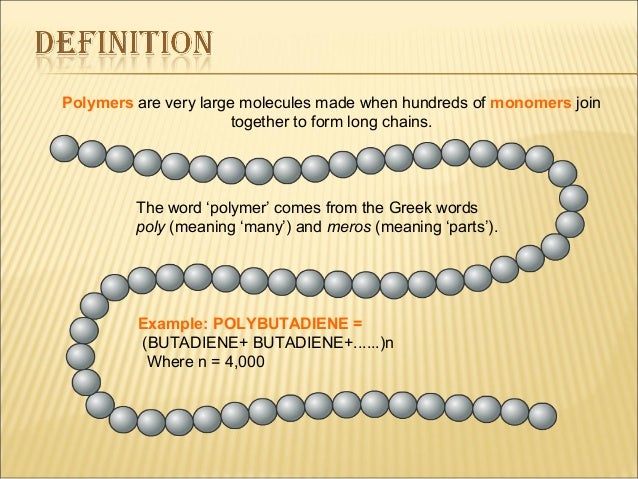 monomers join together to form polymers via
