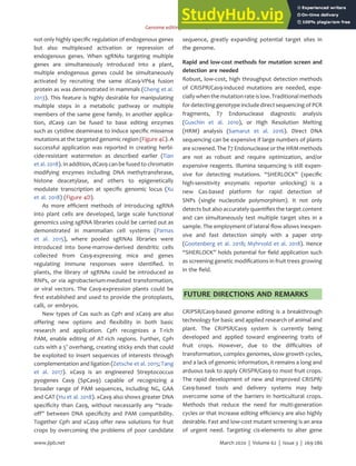 Application And Future Perspective Of CRISPR Cas9 Genome Editing In ...