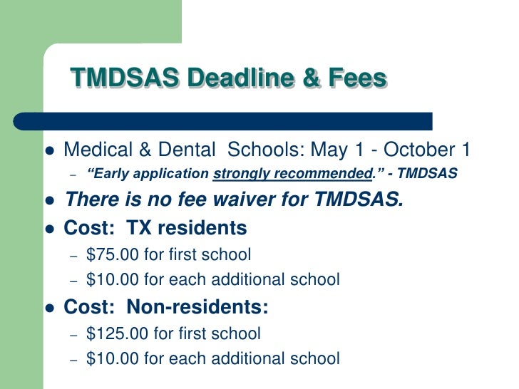 application letters information tmdsas recommendation letter