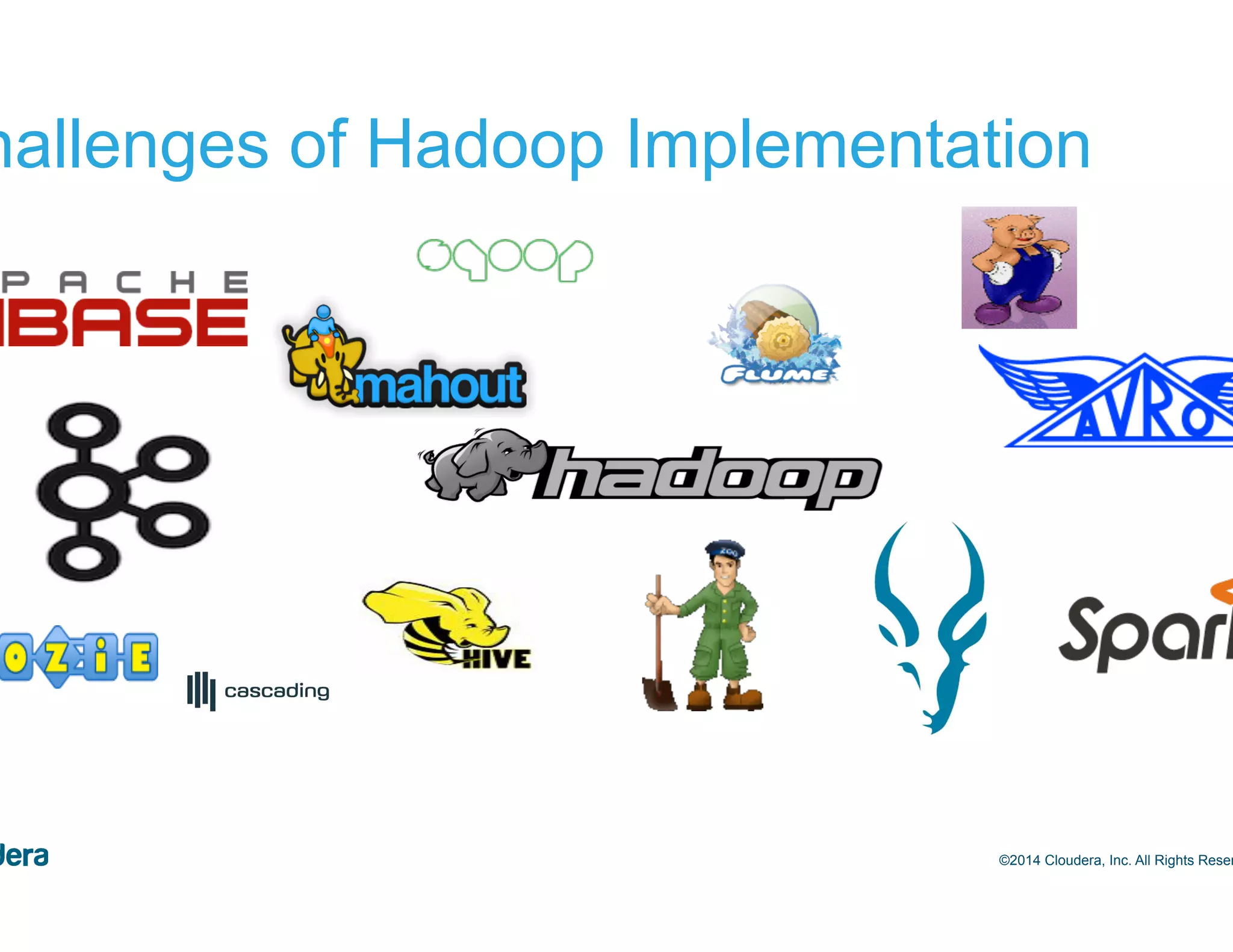 10 Challenges of Hadoop Implementation ©2014 Cloudera, Inc. All Rights Reserved. 