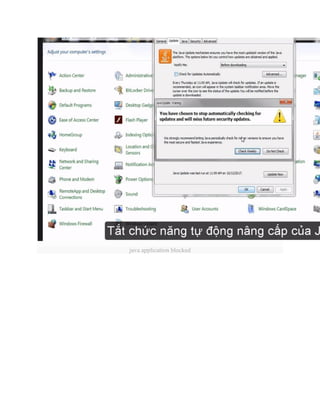 Cách khắc phục lỗi application blocked by security settings | PDF